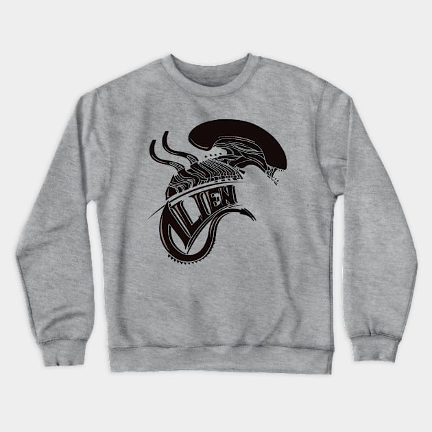 Alien Crewneck Sweatshirt by ElZapata